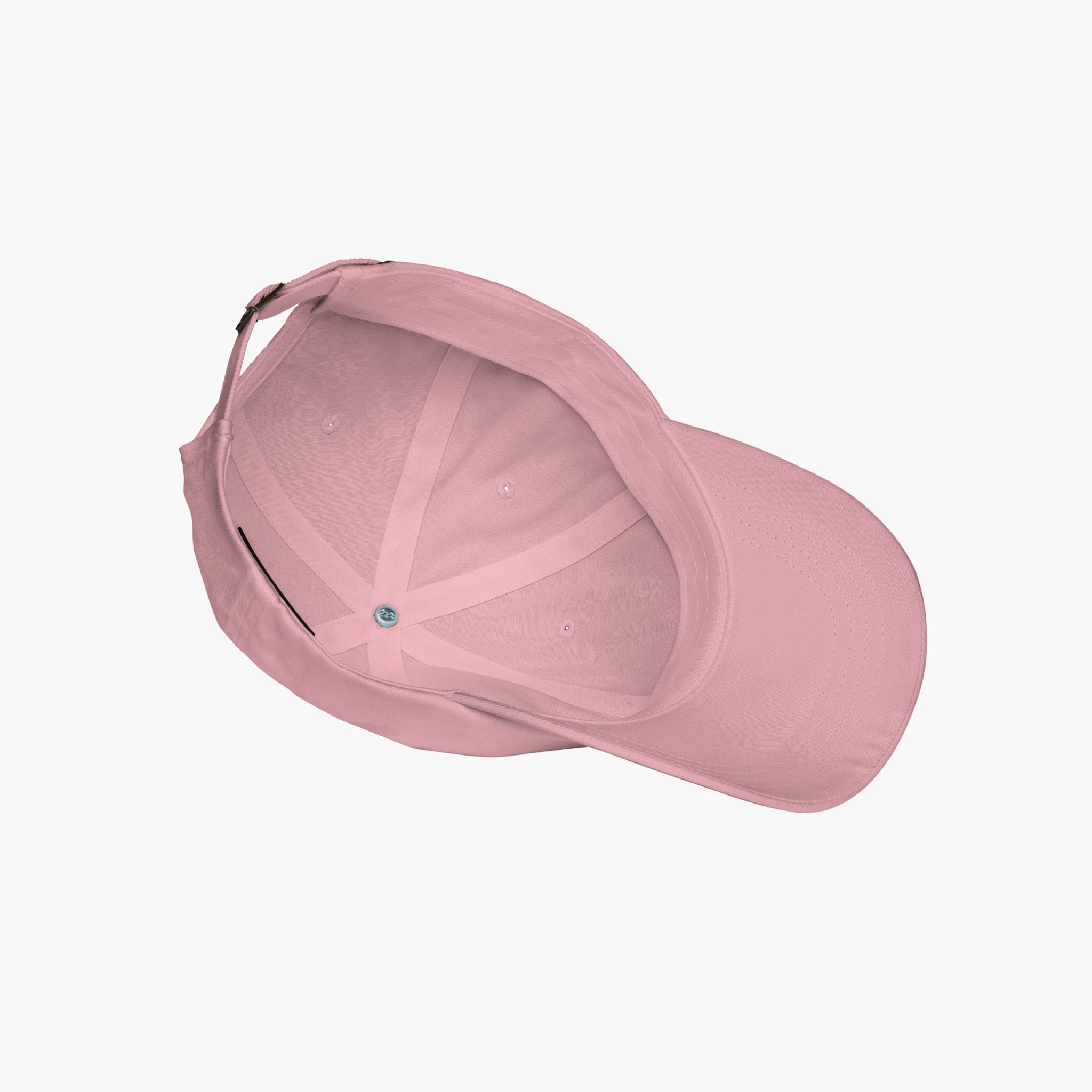 Pink baseball cap on a white background