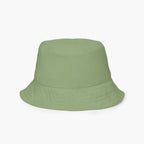 Green bucket hat on a white background