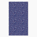 Cloth kitchen hand towel with firework pattern on a white background