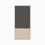 Magnetic back of thankful notepad with light grey background